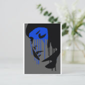 "Graffiti Fashion Design" Postkarte (Stehend Vorderseite)