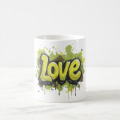 Graffiti Field of Endless Liebe Kaffeetasse (Mittel)