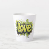 Graffiti Field of Endless Liebe Milchtasse (Vorderseite)