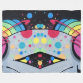 Graffiti Fleecedecke (Vorderseite (Horizontal))