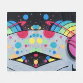 Graffiti Fleecedecke (Vorderseite (Horizontal))