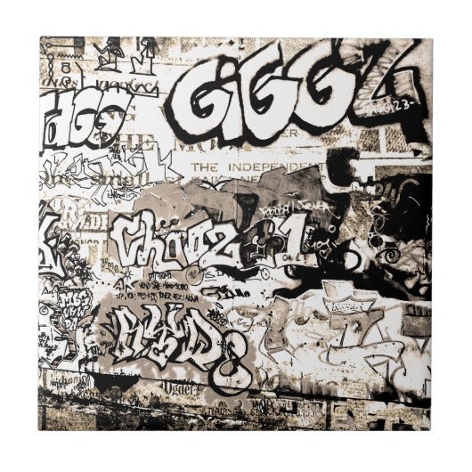 Graffiti Fliese (Vorderseite)