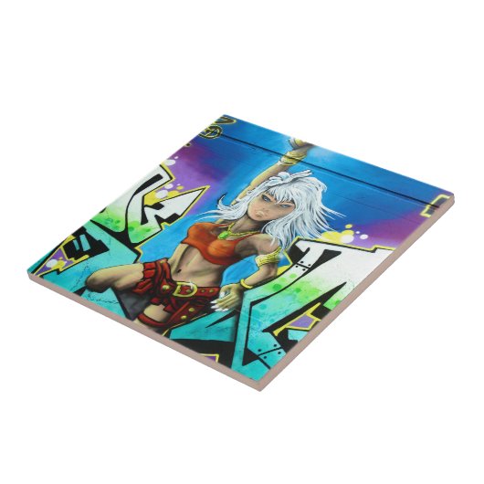 Graffiti Fliese (Seite)