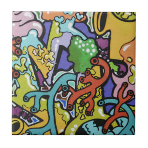 Graffiti Fliese