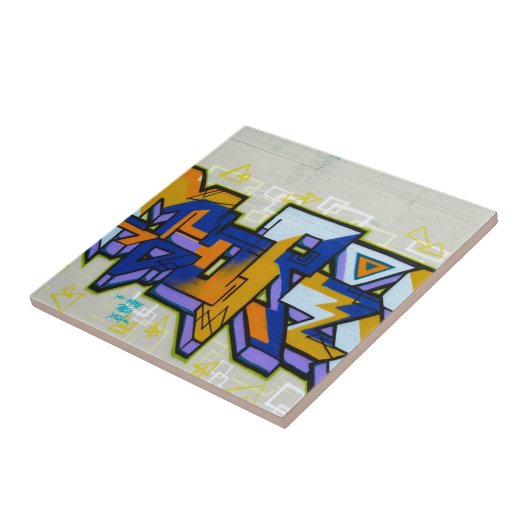 Graffiti Fliese (Seite)