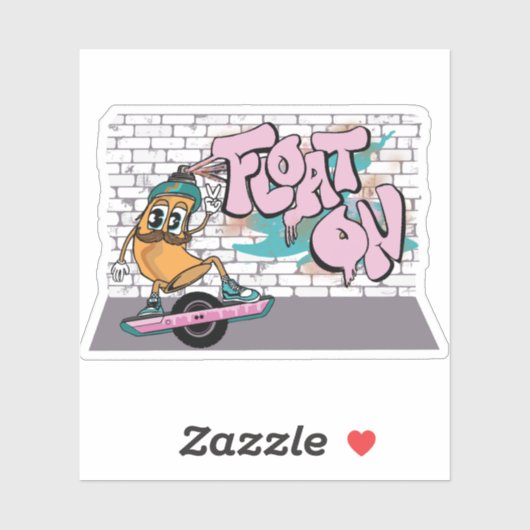 Graffiti Float Sticker (Blatt)