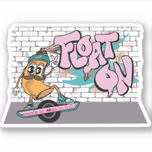 Graffiti Float Sticker (Vorderseite)