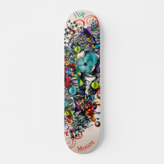 Graffiti Floral Deck für Skateboard (Vorne)
