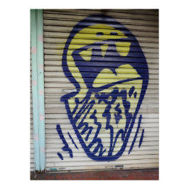 Graffiti fotografiert in Shinjuku, Japan Poster