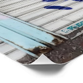 Graffiti fotografiert in Shinjuku, Japan Poster (Ecke)