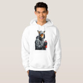 Graffiti Fox Mascot Hoodie (Vorne ganz)