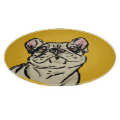 Graffiti Französische Bulldogge Schneidebrett (Ecke)
