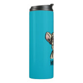 Graffiti French bulldog Thermosbecher (Nach links gedreht)