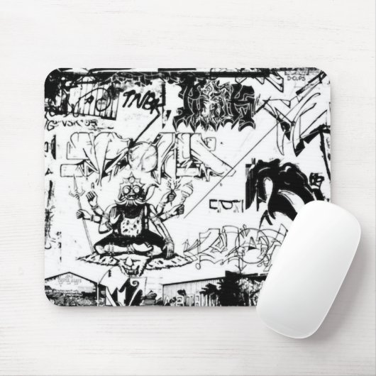 Graffiti-Freude Mousepad (Mit Mouse)