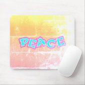 Graffiti Frieden Mousepad (Mit Mouse)