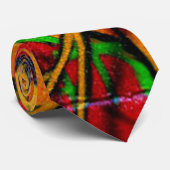 Graffiti Fruit Design Krawatte (Gerollt)