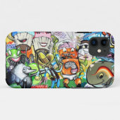 Graffiti Fun Case-Mate iPhone Hülle (Rückseite (Horizontal))