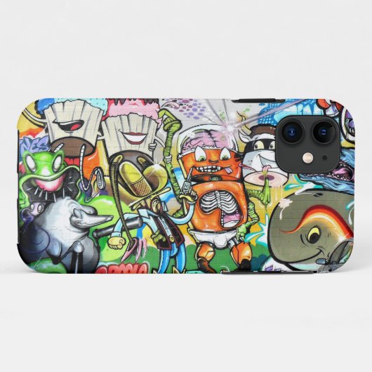 Graffiti Fun Case-Mate iPhone Hülle (Rückseite (Horizontal))
