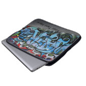 Graffiti Fun Laptopschutzhülle (Vorne Knopf)