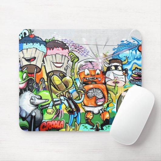 Graffiti Fun Mousepad (Mit Mouse)