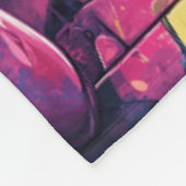 Graffiti GameController Urban Pattern Gamer Zimmer Fleecedecke (Ecke)