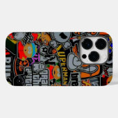 Graffiti Gaming Case-Mate iPhone Hülle (Rückseite (Horizontal))