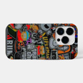 Graffiti Gaming iPhone Hülle (Rückseite (Horizontal))