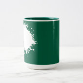 Graffiti & Garden Zweifarbige Tasse (Mittel)