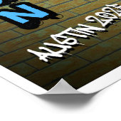 Graffiti Garrett Wilson 2025 Poster (Ecke)