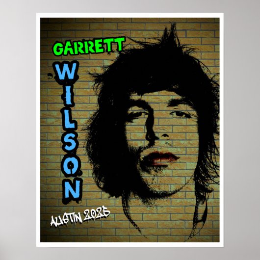 Graffiti Garrett Wilson 2025 Poster (Vorne)