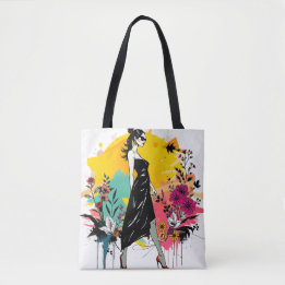 Graffiti-Garten Muse Riso Doppelseitig🎨🌿 Tasche