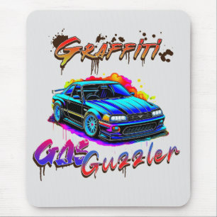 GRAFFITI GAS GUZZLER - FAHRZEUG MOUSEPAD