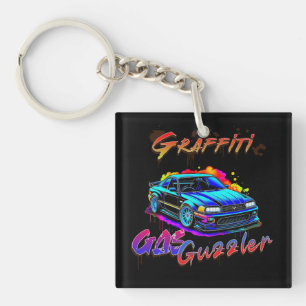 GRAFFITI GAS GUZZLER - FAHRZEUG SCHLÜSSELANHÄNGER