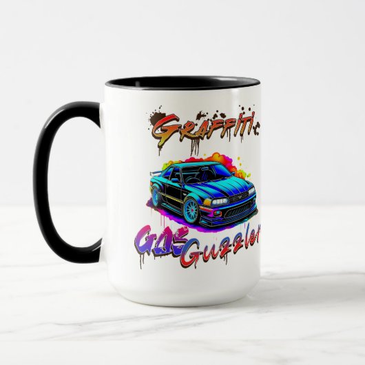 GRAFFITI GAS GUZZLER - FAHRZEUG TASSE (Links)