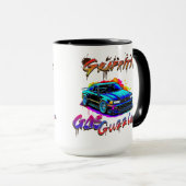 GRAFFITI GAS GUZZLER - FAHRZEUG TASSE (VorderseiteRechts)