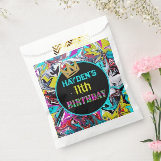 Graffiti-Geburtstag Geschenktütchen (Versiegelt)