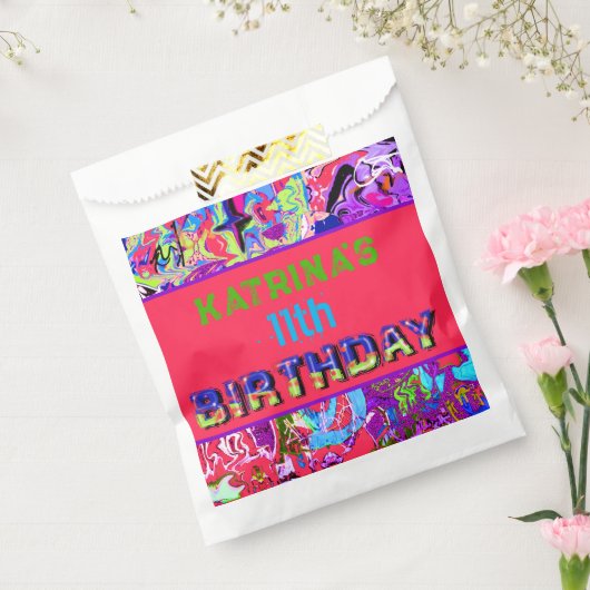 Graffiti-Geburtstag Geschenktütchen (Versiegelt)