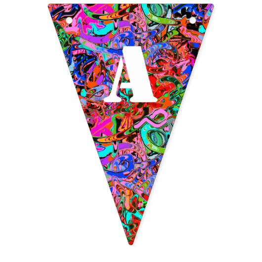 Graffiti-Geburtstag Wimpelkette (Dritte Fahne)