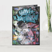 Graffiti-Geburtstagskarte Karte (Vorderseite)