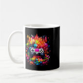 Graffiti Gefärbte Krawatte Splash Video Game Contr Kaffeetasse (Links)