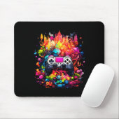 Graffiti Gefärbte Krawatte Splash Video Game Contr Mousepad (Mit Mouse)