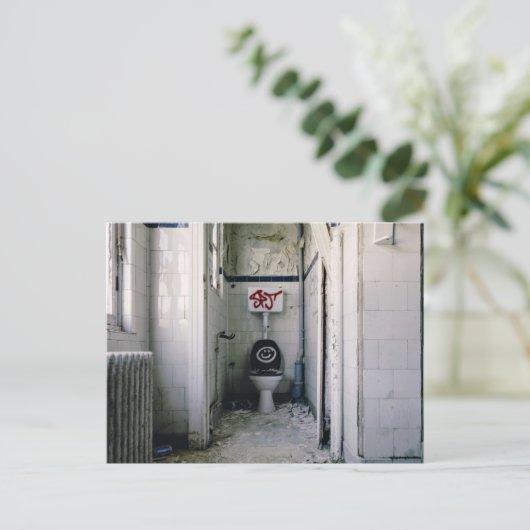 Graffiti, gefühlt, Graffiti-Spraypainierung auf ei Postkarte (Stehend Vorderseite)