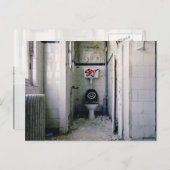 Graffiti, gefühlt, Graffiti-Spraypainierung auf ei Postkarte (Vorne/Hinten)