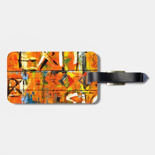 Graffiti Gepäckanhänger (Rückseite horizontal)