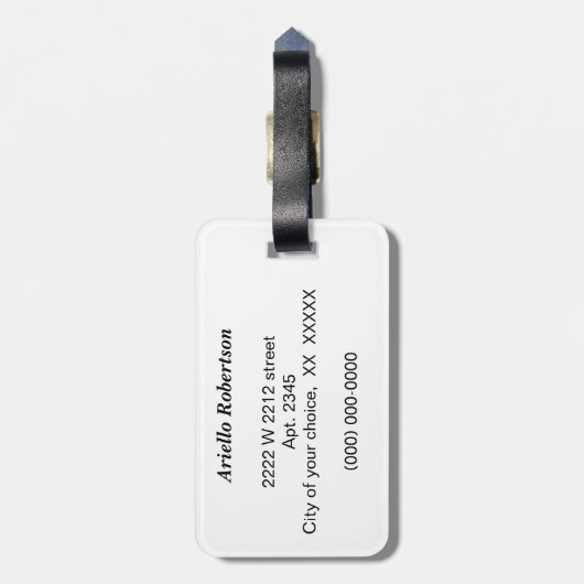 Graffiti Gepäckanhänger (Rückseite vertikal)