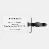 Graffiti Gepäckanhänger (Rückseite horizontal)