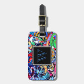 Graffiti Gepäckanhänger (Vorderseite vertikal)