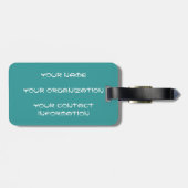 Graffiti-Gepäckanhänger Gepäckanhänger (Rückseite horizontal)