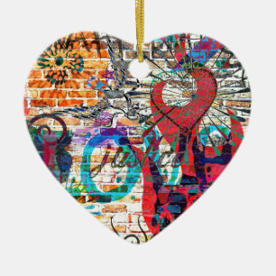 Graffiti-Gerechtigkeit Keramikornament