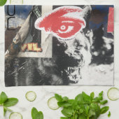 GRAFFITI GESCHIRRTUCH (Gefaltet)